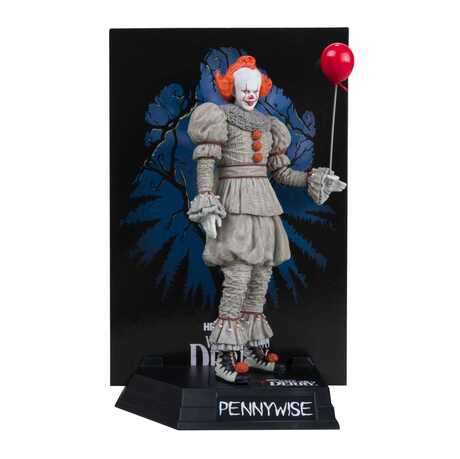 Welcome to Derry statuette PVC Movie Maniacs Pennywise Gold Label McFarlane Toys