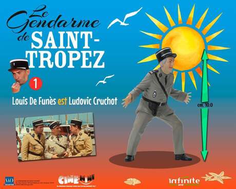 Set Le gendarme de Saint-Tropez 3 Figurines cine-mini pvc Infinite Statue