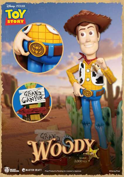 Toy Story statuette Master Craft Sheriff Woody Beast Kingdom