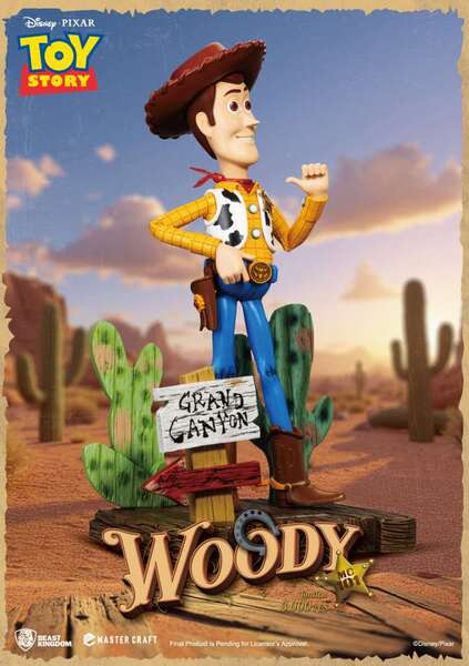 Toy Story statuette Master Craft Sheriff Woody Beast Kingdom
