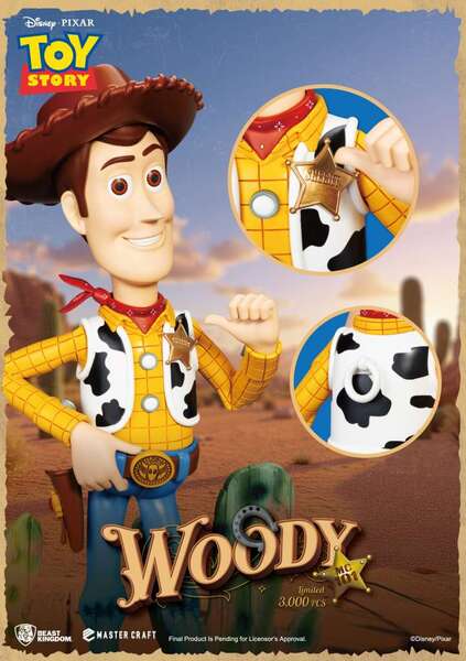 Toy Story statuette Master Craft Sheriff Woody Beast Kingdom