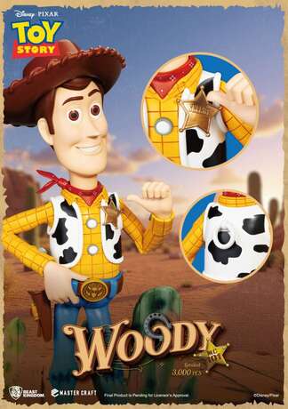 Toy Story statuette Master Craft Sheriff Woody Beast Kingdom