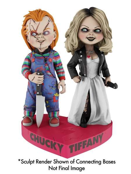 Bride of Chucky Tiffany heart connect headknocker Neca