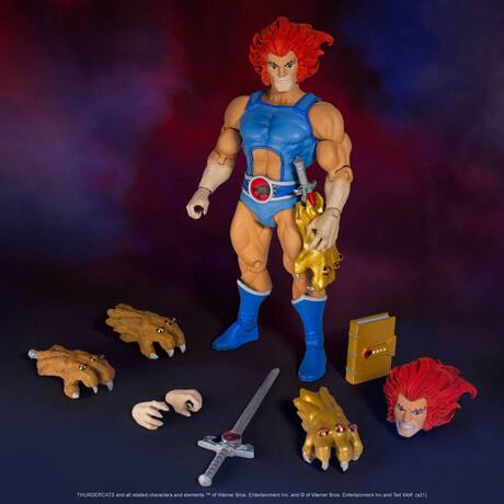 Thundercats Wave 1 figurine Ultimates Lion-O SUPER 7