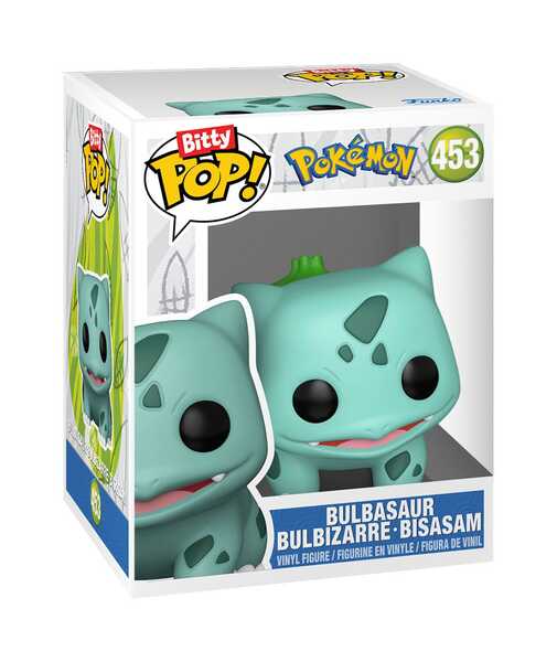 Pokémon pack 4 figurines Bitty POP! Vinyl Series 3 : Bulbizarre, Pyroli, Pichu, Dracaufeu Funko