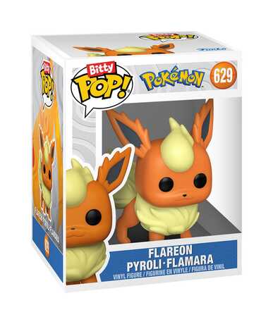 Pokémon pack 4 figurines Bitty POP! Vinyl Series 3 : Bulbizarre, Pyroli, Pichu, Dracaufeu Funko
