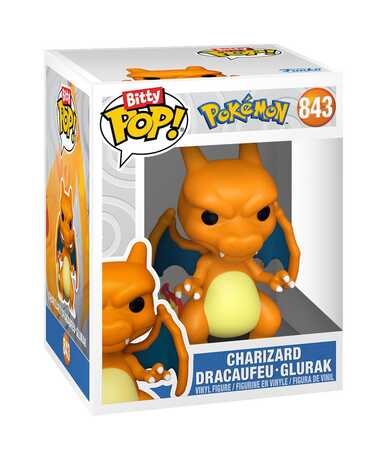 Pokémon pack 4 figurines Bitty POP! Vinyl Series 3 : Bulbizarre, Pyroli, Pichu, Dracaufeu Funko
