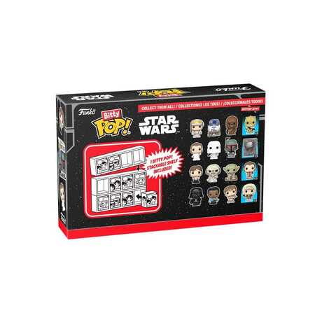 Star Wars pack 4 figurines Bitty POP! Vinyl Han/Wampa/Yoda FUNKO