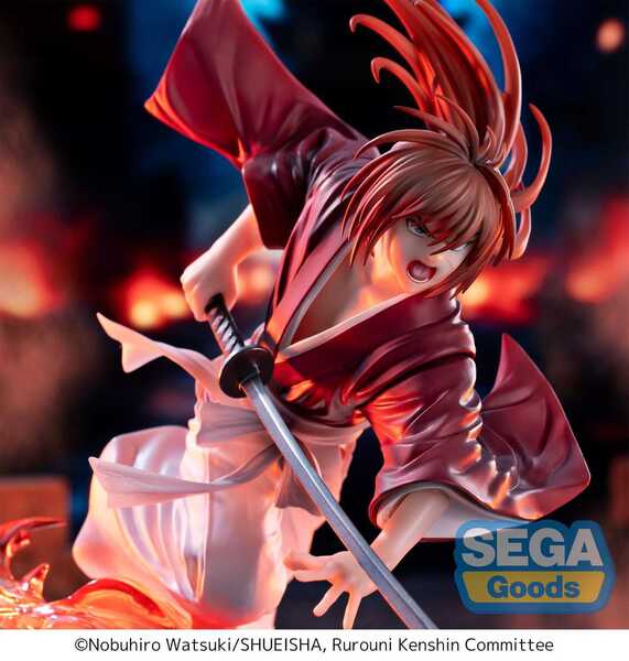 Rurouni Kenshin statuette Luminasta PVC Loid "Rurouni Kenshin" "Kenshin Himura" SEGA