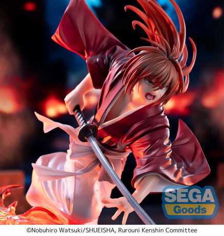 Rurouni Kenshin statuette Luminasta PVC Loid "Rurouni Kenshin" "Kenshin Himura" SEGA