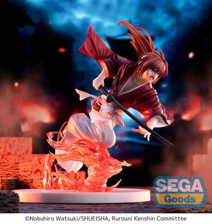 Rurouni Kenshin statuette Luminasta PVC Loid "Rurouni Kenshin" "Kenshin Himura" SEGA