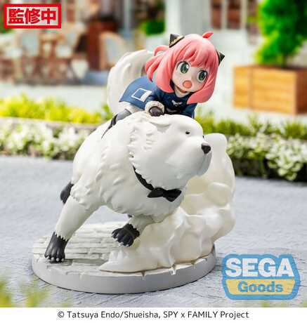 Spy x Family statuette Luminasta PVC Anya Forger & Bond Forger Mission Extend SEGA