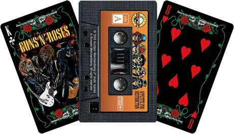 Guns N' Roses jeu de cartes à jouer Cassette Aquarius