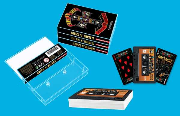 Guns N' Roses jeu de cartes à jouer Cassette Aquarius