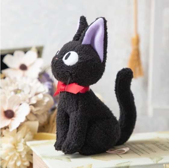Kiki la petite sorcière Figurine en peluche Jiji Trinket S 15 cm Studio Ghibli