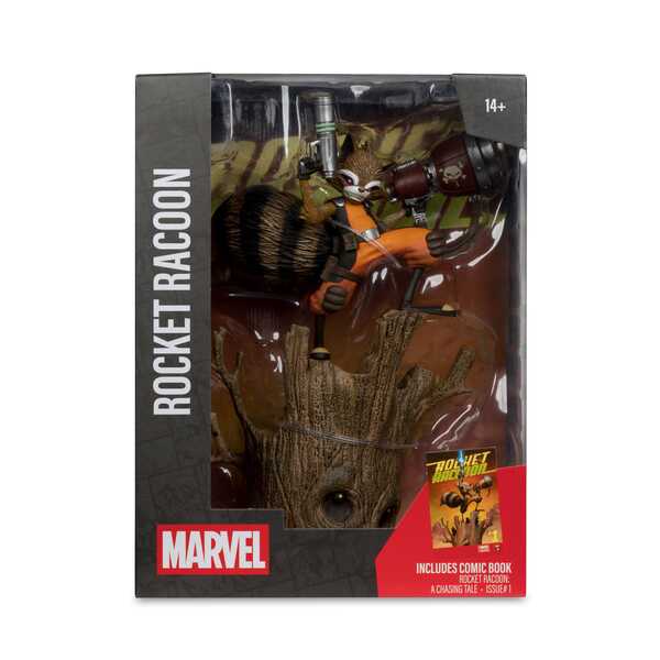 Marvel Collection statuette PVC 1/6 Rocket Racoon (Rocket Racoon: A Chasing Tale #1) McFarlane Toys