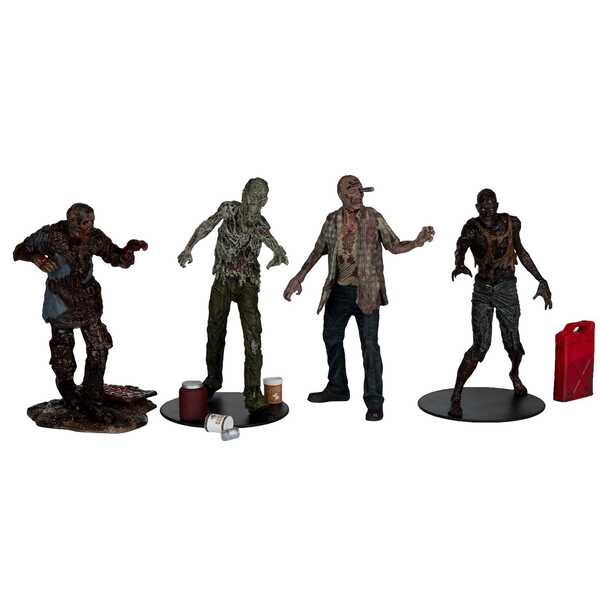 The Walking Dead pack 4 figurines Walkers  McFarlane Toys