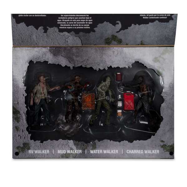 The Walking Dead pack 4 figurines Walkers  McFarlane Toys