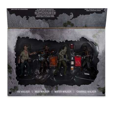 The Walking Dead pack 4 figurines Walkers  McFarlane Toys