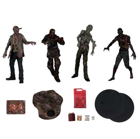 The Walking Dead pack 4 figurines Walkers  McFarlane Toys