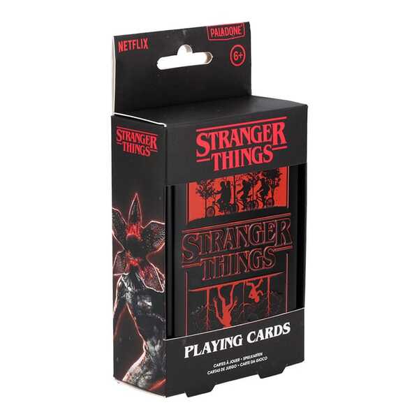 Stranger Thinngs jeu de cartes à jouer Paladone