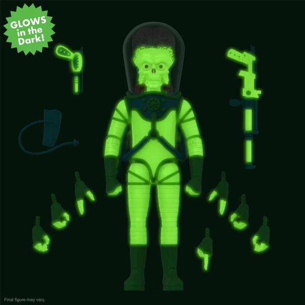 Mars Attacks ultimates! wave 02 Martian Invasion Begins glow in the dark SUPER 7