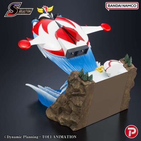 Goldorak statuette PVC Scene selection 02 grendizer to the skies of fierce combat diorama PLEX