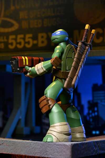 TMNT Tortues Ninja figurine Handyman Ultimate Leonardo  Neca