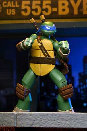 TMNT Tortues Ninja figurine Handyman Ultimate Leonardo  Neca