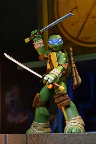 TMNT Tortues Ninja figurine Handyman Ultimate Leonardo  Neca