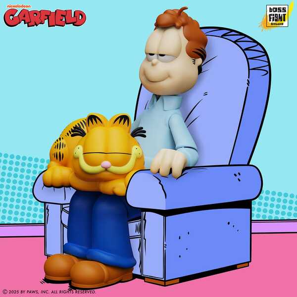 Garfield figurine Jon Arbuckle Deluxe Edition Boss Fight Studio