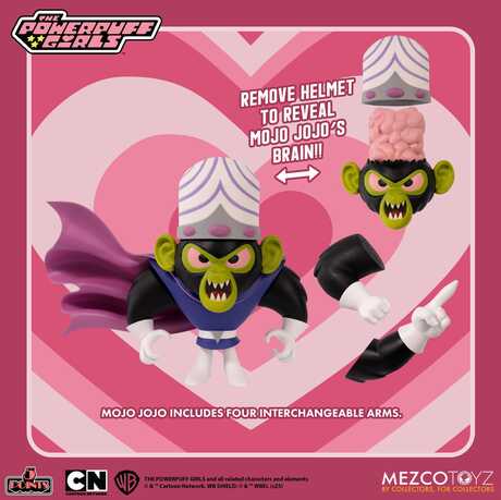 Power Puff Girls Les Super Nanas assortiment figurines 5 Points Mezco