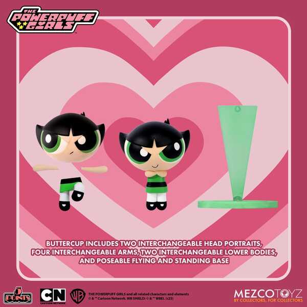 Power Puff Girls Les Super Nanas assortiment figurines 5 Points Mezco
