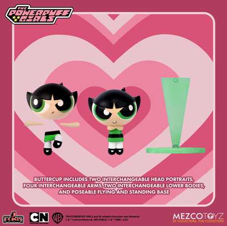 Power Puff Girls Les Super Nanas assortiment figurines 5 Points Mezco