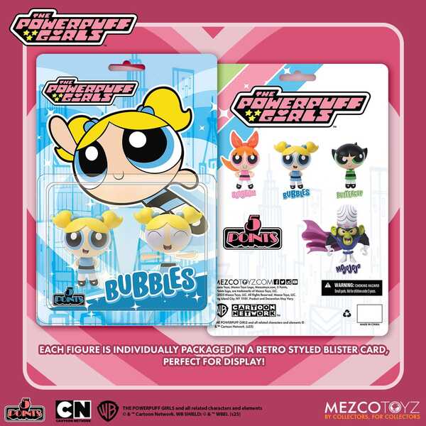 Power Puff Girls Les Super Nanas assortiment figurines 5 Points Mezco