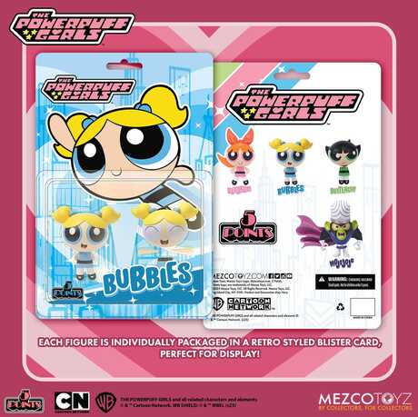 Power Puff Girls Les Super Nanas assortiment figurines 5 Points Mezco