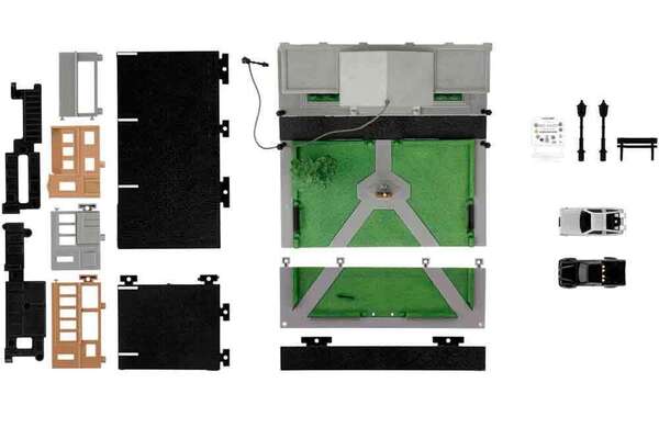 Retour vers le futur- Clock tower diorama nano scene JADA