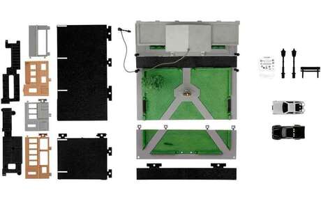 Retour vers le futur- Clock tower diorama nano scene JADA