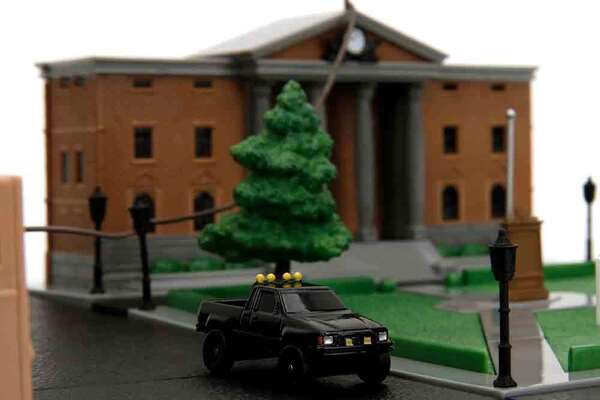 Retour vers le futur- Clock tower diorama nano scene JADA
