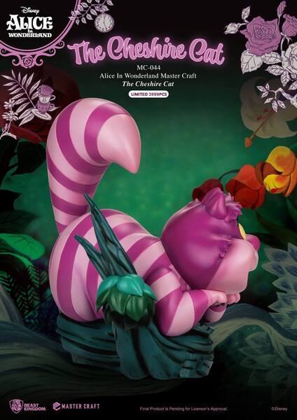 Alice au pays des merveilles statuette Master Craft The Cheshire Cat Beast Kingdom