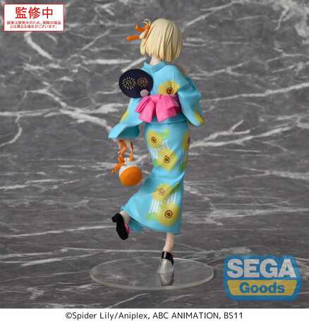 Lycoris Recoil statuette Luminasta PVC Chisato Nishikigi Festival in Yukata SEGA