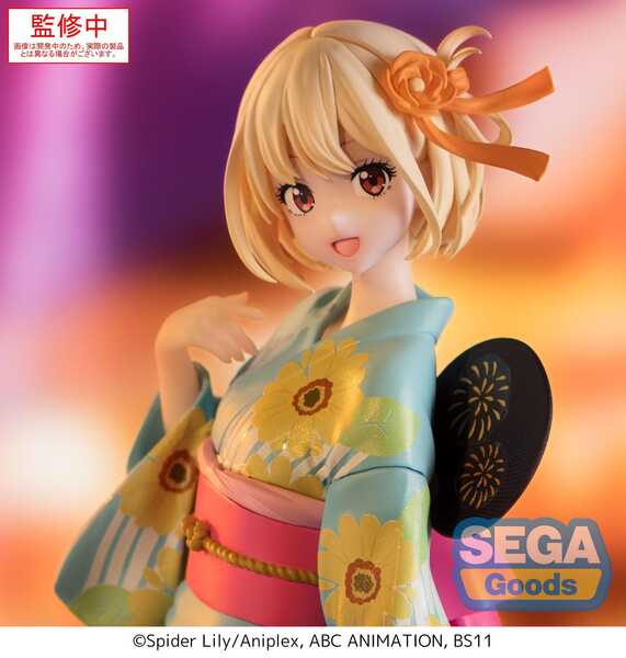 Lycoris Recoil statuette Luminasta PVC Chisato Nishikigi Festival in Yukata SEGA