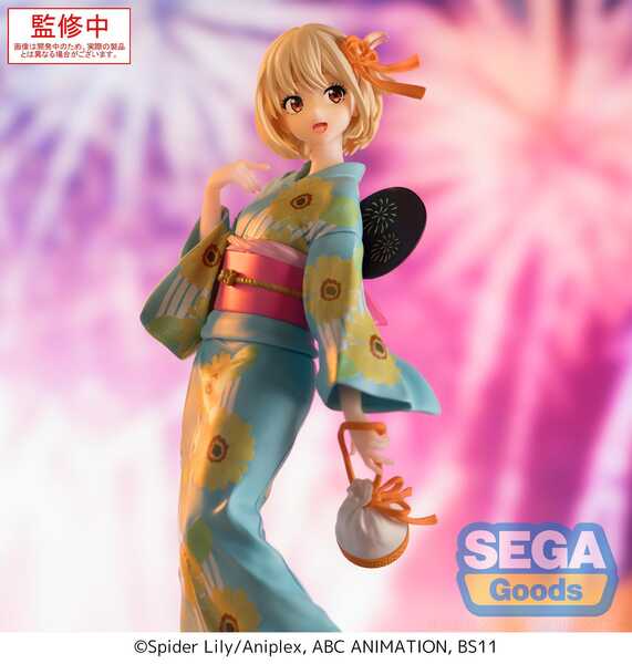 Lycoris Recoil statuette Luminasta PVC Chisato Nishikigi Festival in Yukata SEGA