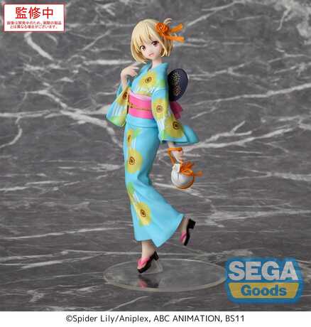 Lycoris Recoil statuette Luminasta PVC Chisato Nishikigi Festival in Yukata SEGA