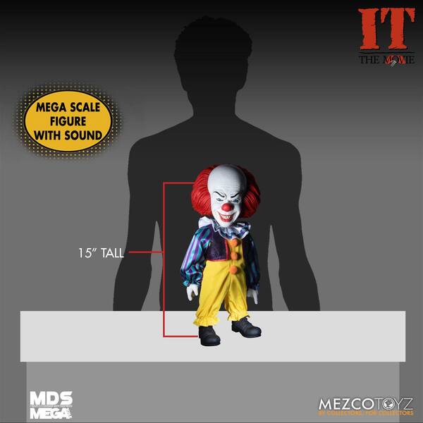 « Il » est revenu 1990 figurine MDS Deluxe Pennywise 38 cm MEZCO TOYS