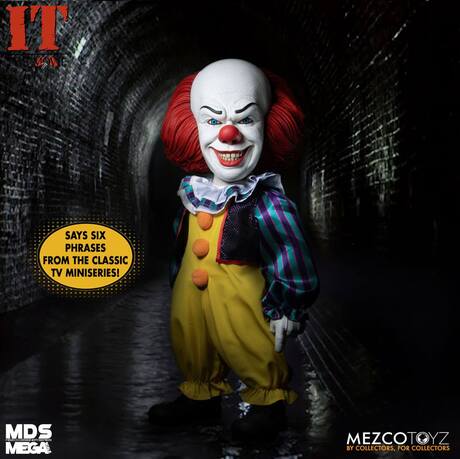 « Il » est revenu 1990 figurine MDS Deluxe Pennywise 38 cm MEZCO TOYS