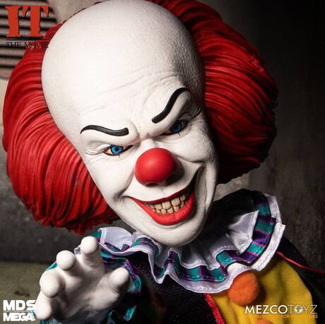 « Il » est revenu 1990 figurine MDS Deluxe Pennywise 38 cm MEZCO TOYS