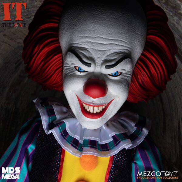 « Il » est revenu 1990 figurine MDS Deluxe Pennywise 38 cm MEZCO TOYS