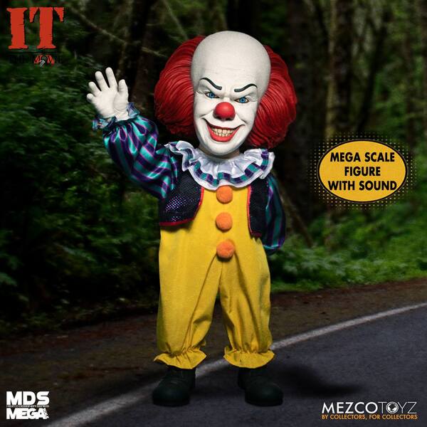 « Il » est revenu 1990 figurine MDS Deluxe Pennywise 38 cm MEZCO TOYS