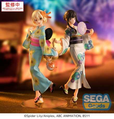 Lycoris Recoil statuette Luminasta PVC Takina Inoue Festival in Yukata Sega Prize